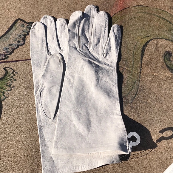Vintage leather driving gloves an size 6 3/4 - Picture 2 of 6